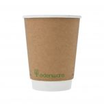 8oz Edenware Compostable Double Walled Cup - 500 Pack