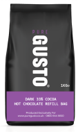 Pure Gusto Dark Hot Chocolate Bag 1kg